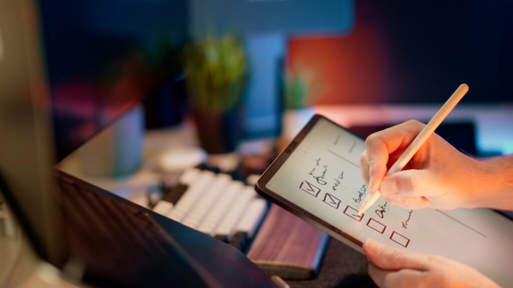 Rapport d'etat des lieux digitalise sur tablette